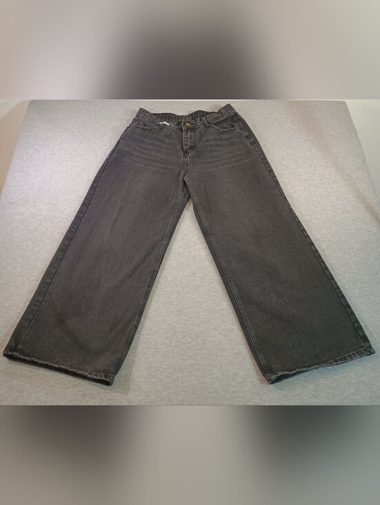mrdia whip Denim - Mrdia Whip Baggy Wide Leg Black Jeans - Vintage Style